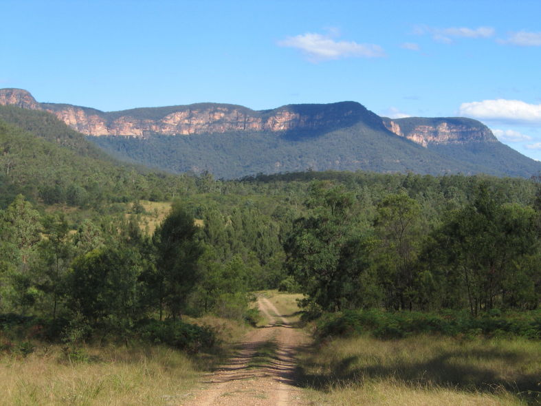 The approach to the old farm