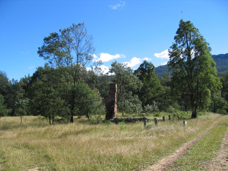 One of the old homestead buildings
