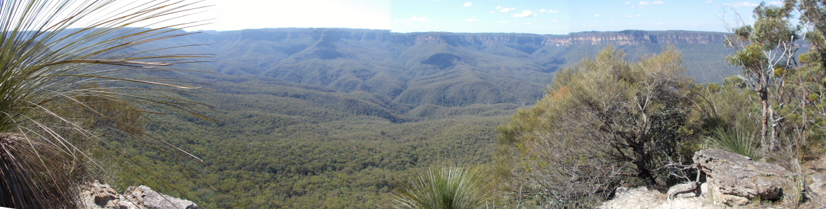 Looking towards Wentworth from Mount Solitary